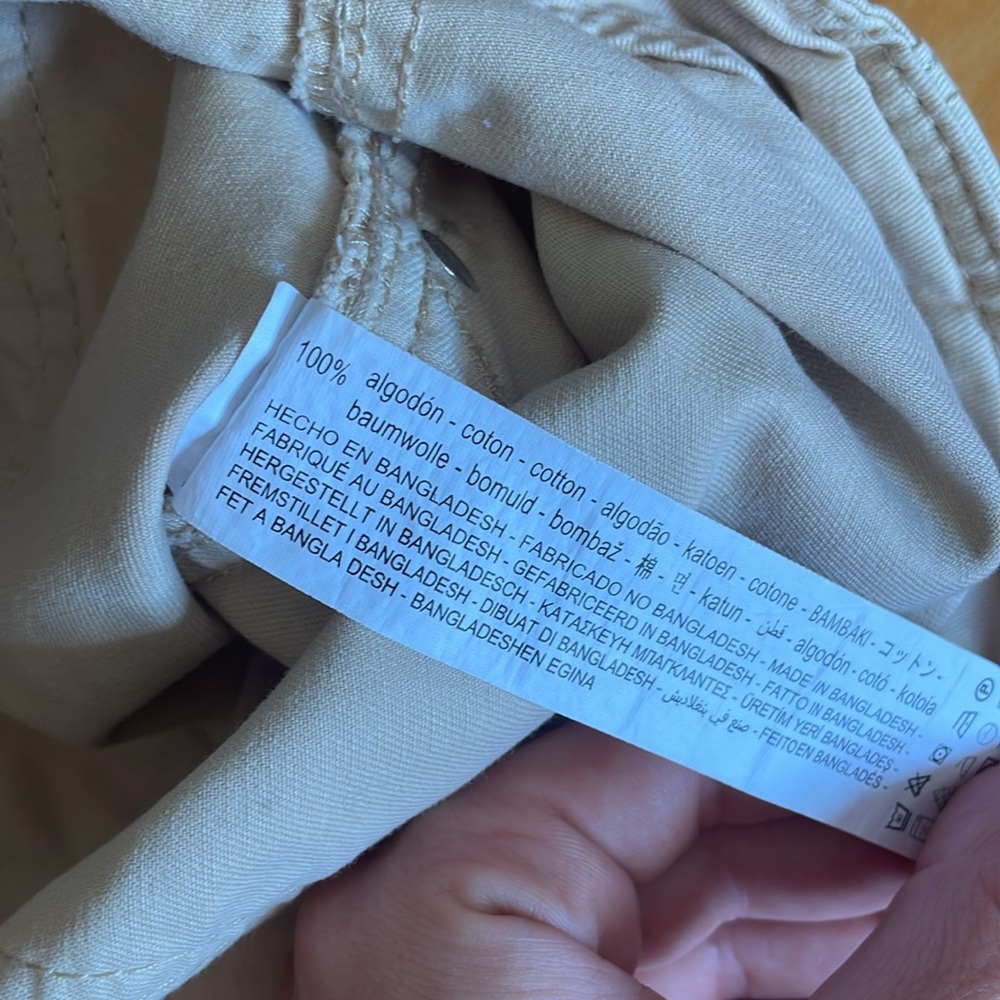 Bershka Medium Rise Cargo Straight - Picture 8 of 8